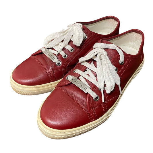 Gucci Leather Low Cut Sneakers