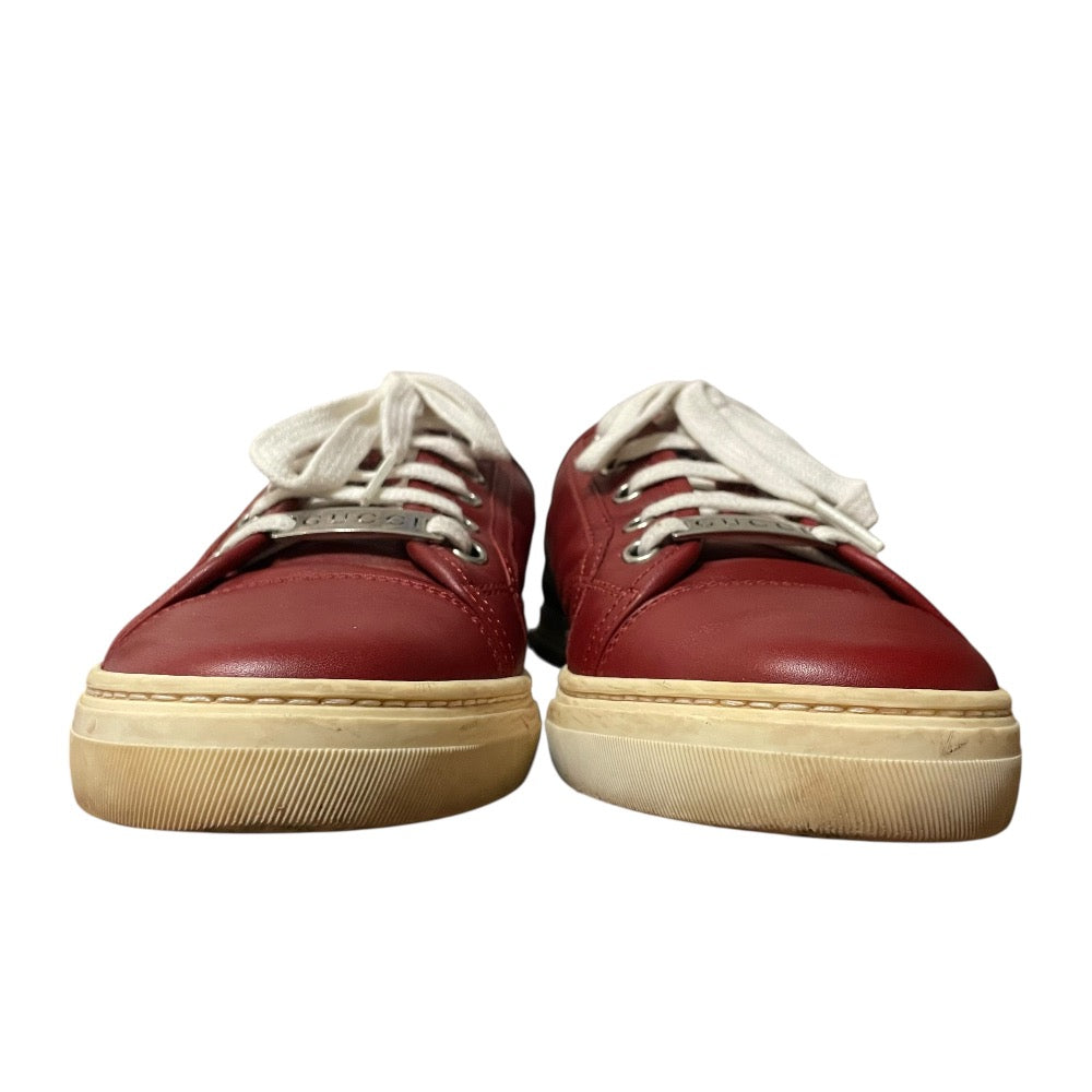 Gucci Leather Low Cut Sneakers