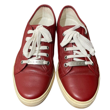 Gucci Leather Low Cut Sneakers
