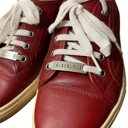 Gucci Leather Low Cut Sneakers