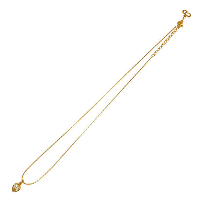 Christian Dior Heart Stone Necklace