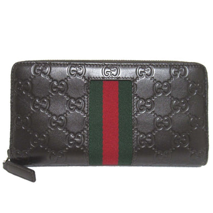 Gucci GG Supreme Long Zip Wallet