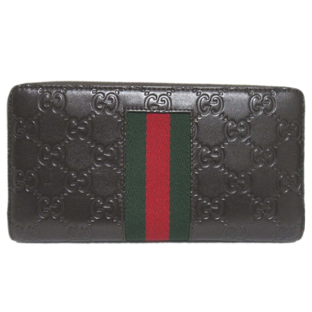 Gucci GG Supreme Long Zip Wallet