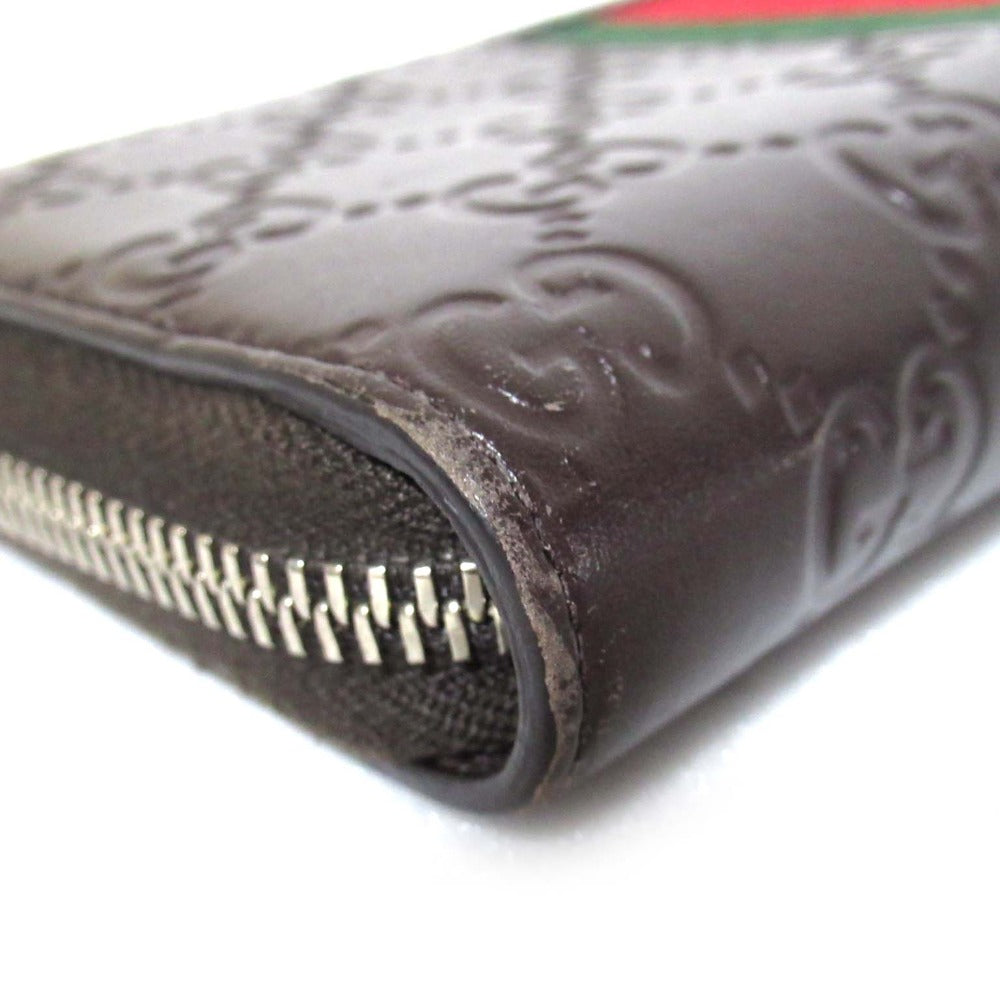 Gucci GG Supreme Long Zip Wallet