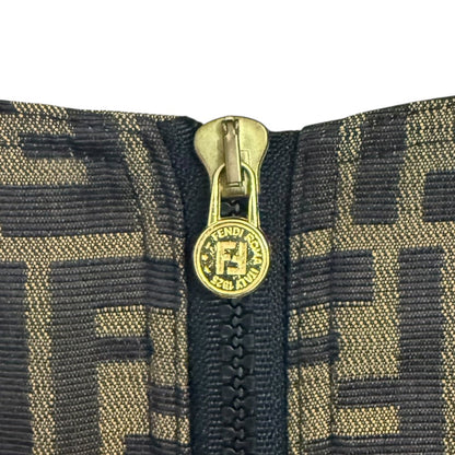 Fendi Zucca Pattern A-line Skirt
