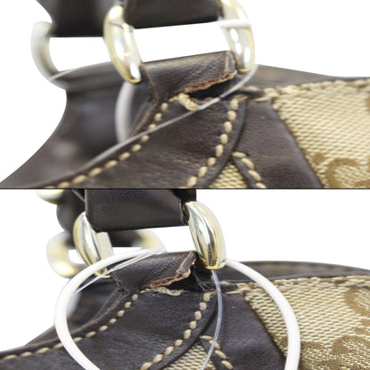 GUCCI Abbey D Ring GG Canvas Large Hobo Bag 189835
