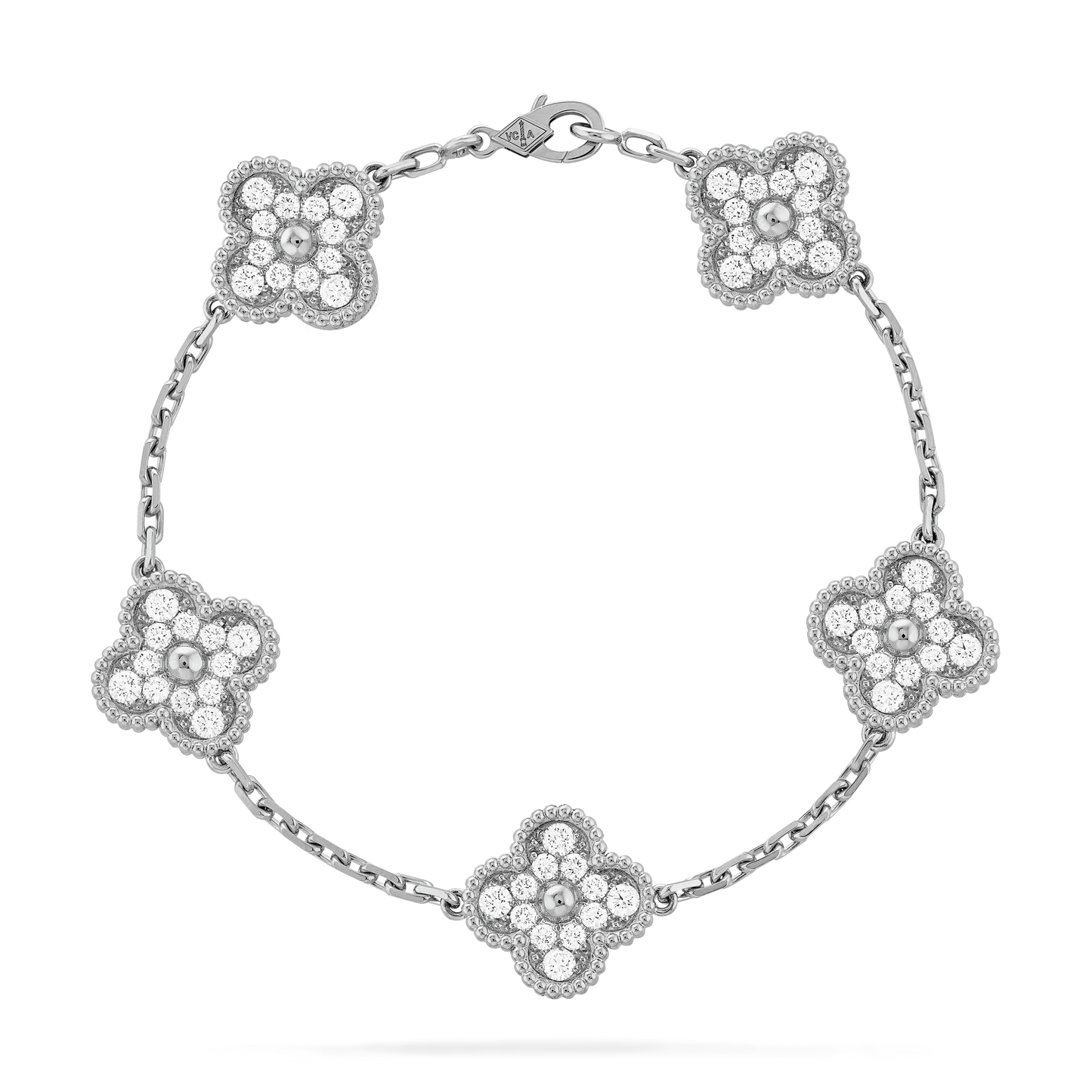 VAN CLEEF & ARPELS Vintage Alhambra Bracelet Silver