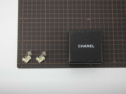 Chanel Vintage 03P & 05A Enamel White Squirrel Earrings