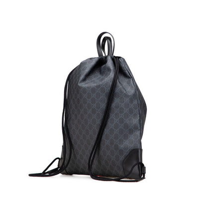 Gucci GG Supreme Sheline Drawstring PVC Leather Backpack