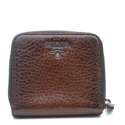 Prada 1M0522 Leather Bifold Wallet