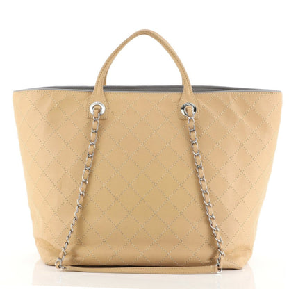Chanel XL Calfskin Shopping Tote Bag