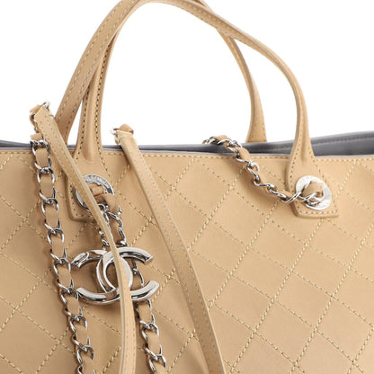 Chanel XL Calfskin Shopping Tote Bag