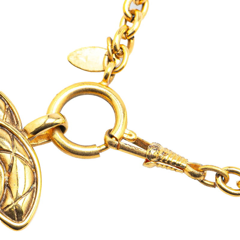 Chanel Coco Mark Matelasse Necklace