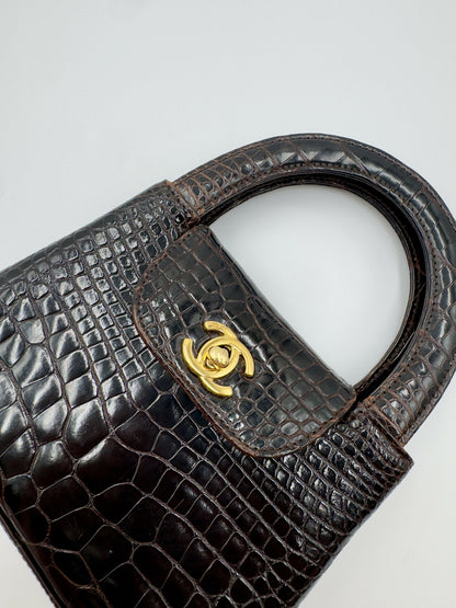 Chanel Vintage Crocodile Mini Kelly