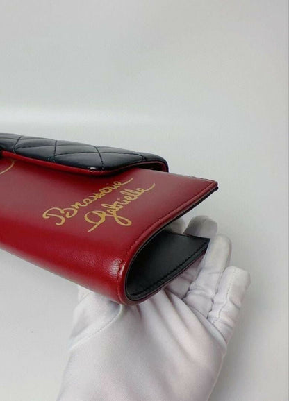 Chanel 2014 Vintage Brasserie Gabrielle Menu Clutch