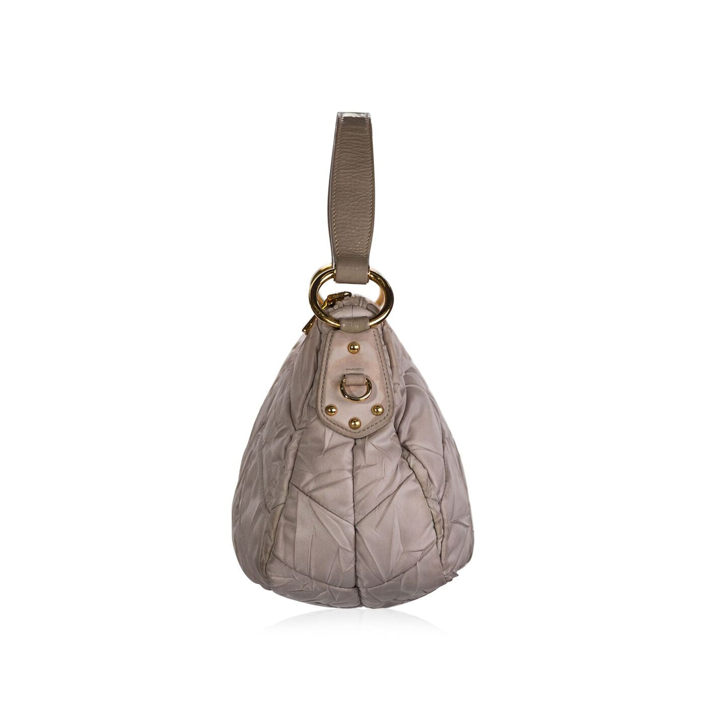 Prada Tessuto Quilted Hobo Handbag