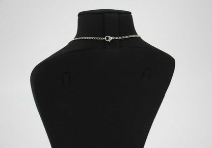 Chanel Vintage 04P Enamel Pink Purple CC Necklace