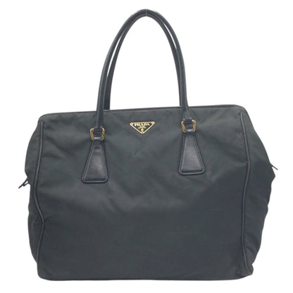 Prada Tessuto Triangle Logo Nylon Tote Bag