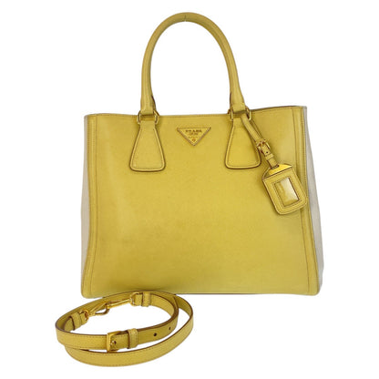 Prada Saffiano Leather 2way Handbag
