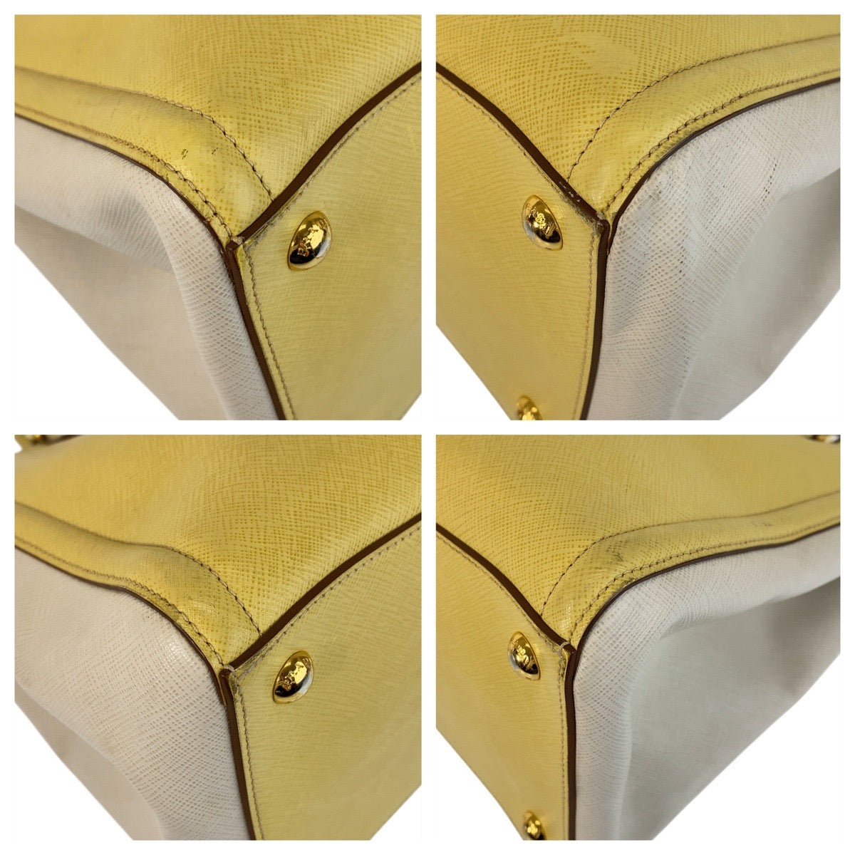 Prada Saffiano Leather 2way Handbag