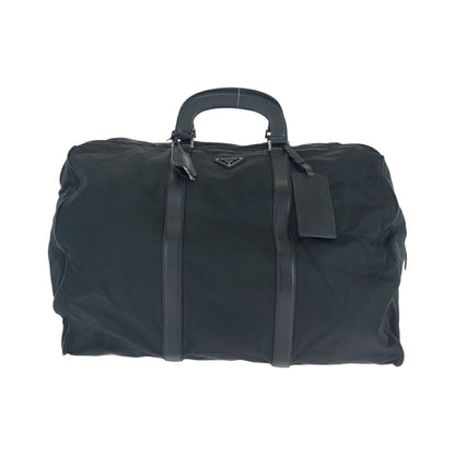 Prada Tessuto Triangle Logo Plate 2way Boston Bag