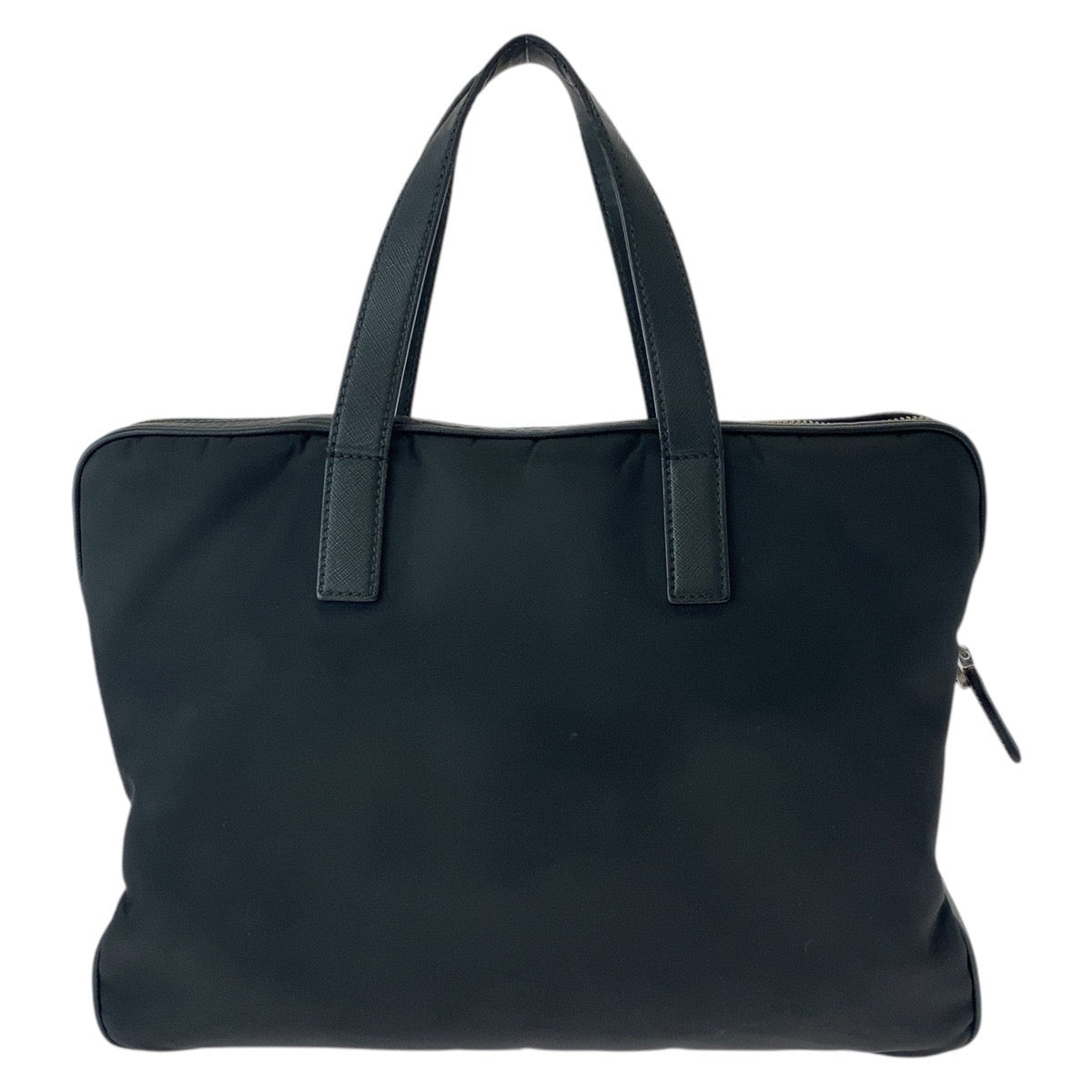 Prada Tessuto Triangle Logo Plate Nylon/Leather Briefcase