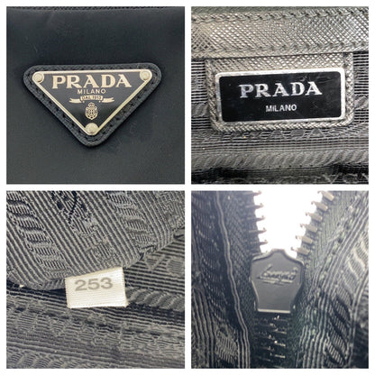Prada Tessuto Triangle Logo Plate Nylon/Leather Briefcase