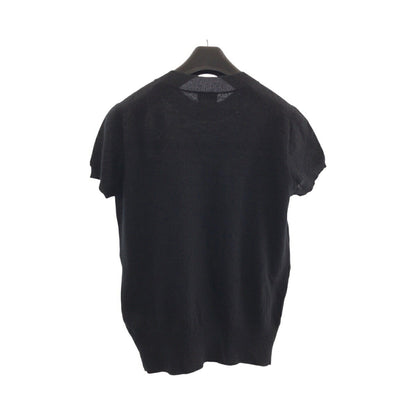 Chanel Coco Mark Pearl Cashmere Knit Top