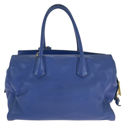 Prada Vitello Grain Triangle Logo Plate 2way Bag 158