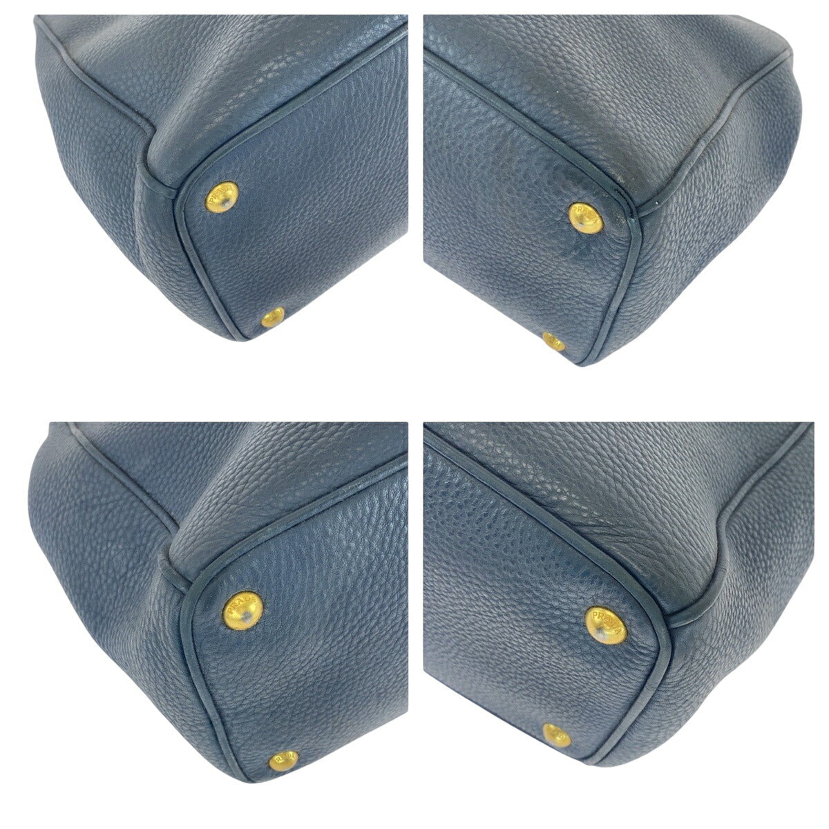 Prada Vitello Daino Logo Leather 2way Bag BN2420