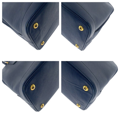 Prada Saffiano Triangle Logo Plate 2way Bag BL0537