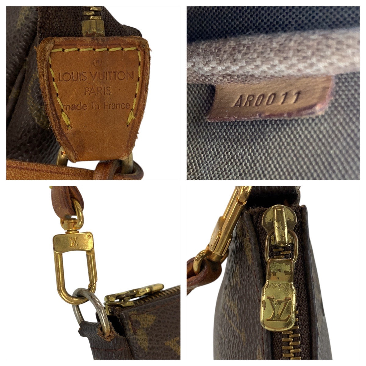 Louis Vuitton Monogram Pochette Accessoires Handbag M51980