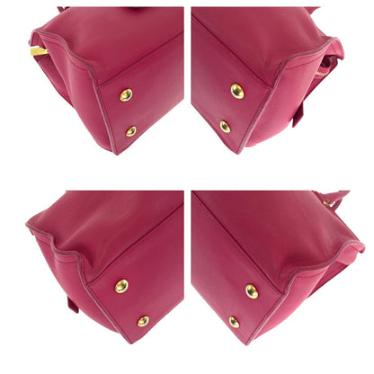 Saint Laurent Paris Petit Cabas Y Line Leather 2way Bag