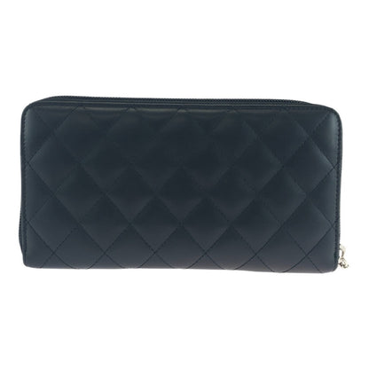 Chanel Cambon Line Leather Long Wallet