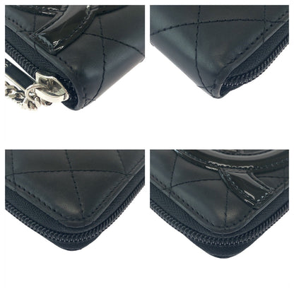 Chanel Cambon Line Leather Long Wallet