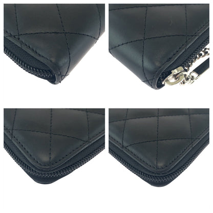 Chanel Cambon Line Leather Long Wallet