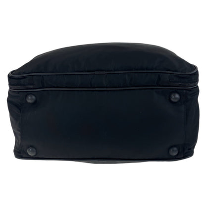 Prada Tessuto Saffiano Nylon Leather Briefcase