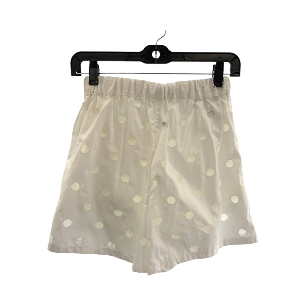 Prada Polka Dot Cutwork Cotton Shorts