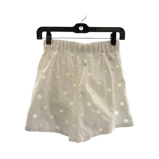 Prada Polka Dot Cutwork Cotton Shorts
