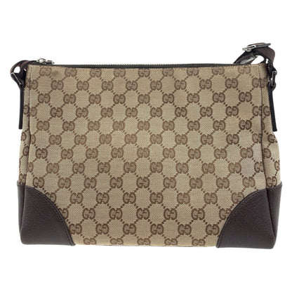 Gucci GG Canvas Leather Shoulder Bag