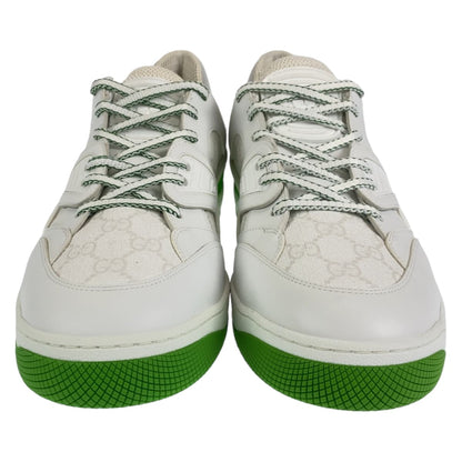 Gucci GG Canvas Leather Basket Low Cut Sneakers