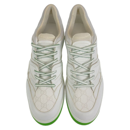 Gucci GG Canvas Leather Basket Low Cut Sneakers