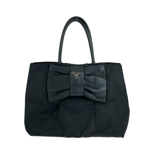 Prada Tessuto Ribbon Nylon Tote Bag