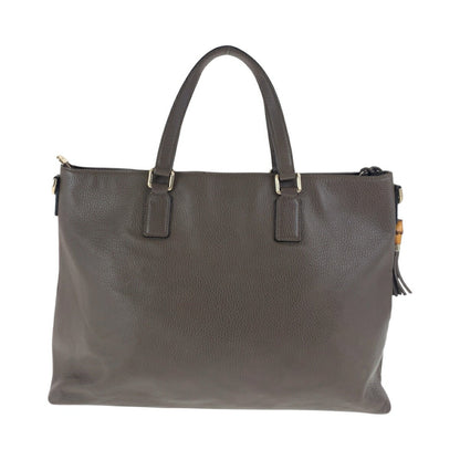 Gucci Bamboo Leather 2way Bag