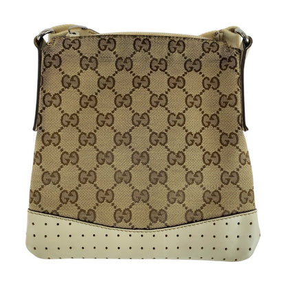 Gucci GG Canvas Leather Shoulder Bag