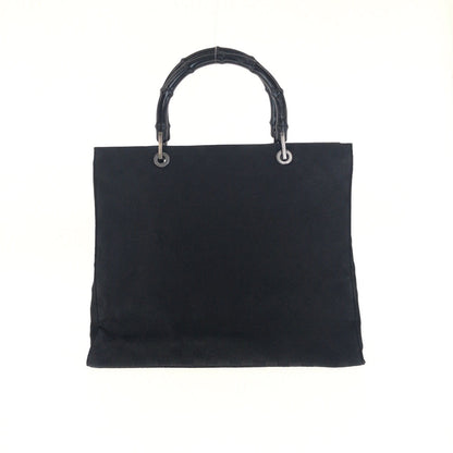 Gucci Bamboo GG Canvas Handbag