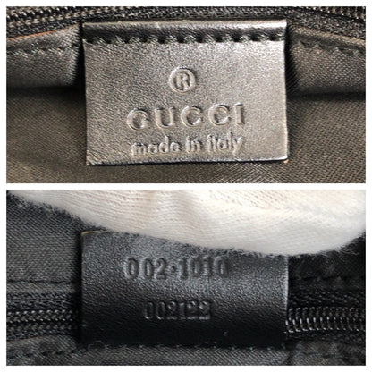 Gucci Bamboo GG Canvas Handbag