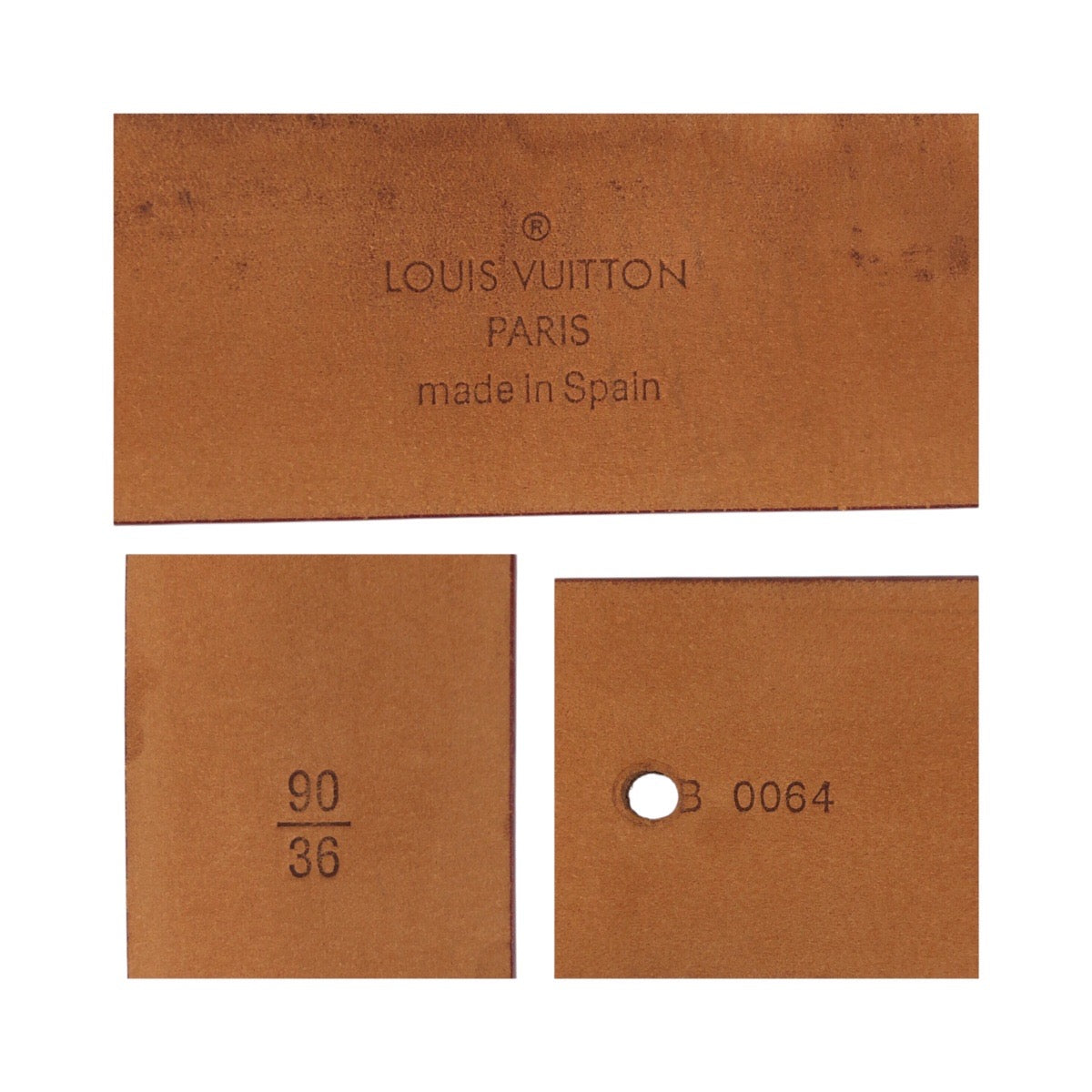 Louis Vuitton LV Initiales Leather Metal Belt