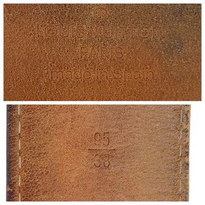 Louis Vuitton Sangle Jeans Belt Leather Belt