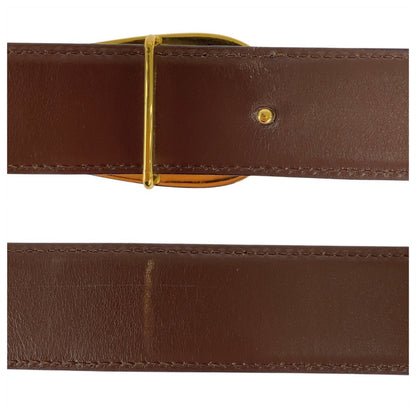 Gucci G Buckle Leather Belt